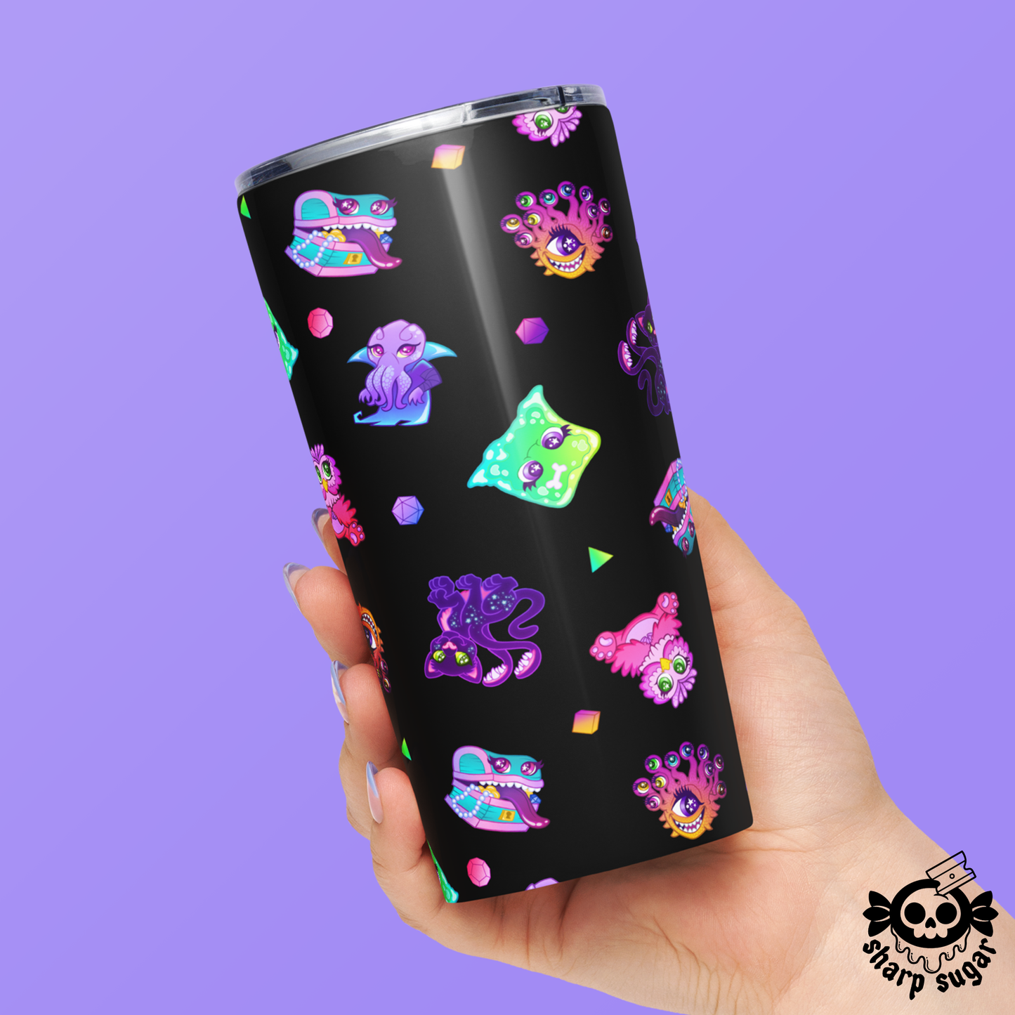 Adorable D&D Monsters 20 oz Tumbler
