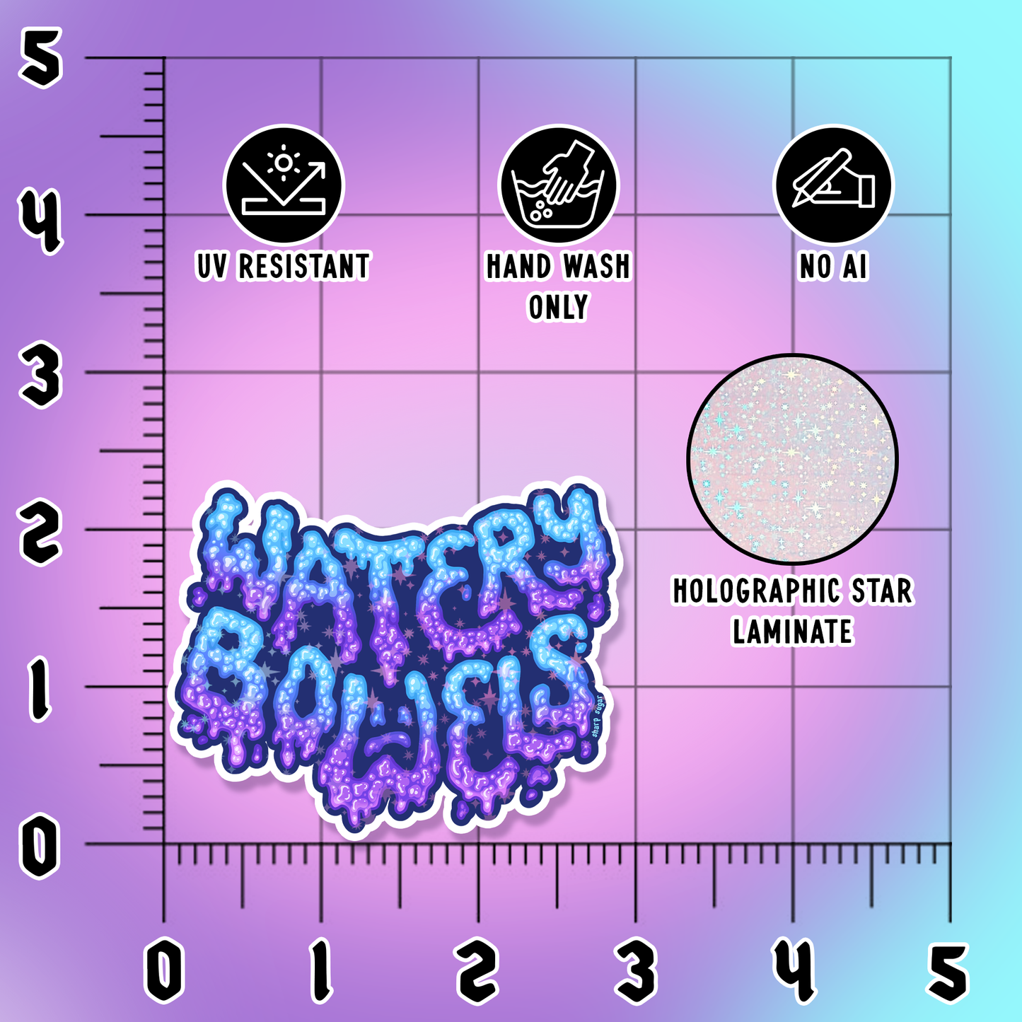 Watery Bowels Sticker