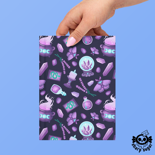 Amethyst Witch Hardcover Notebook