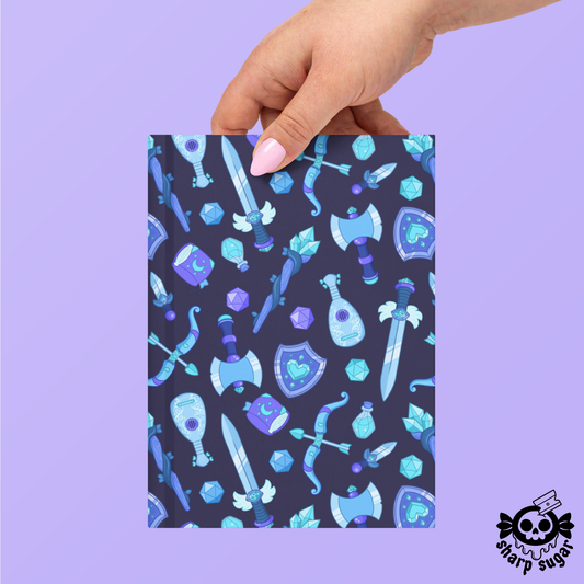 Choose Your Weapon Hardcover Notebook - Deep Dark Variant