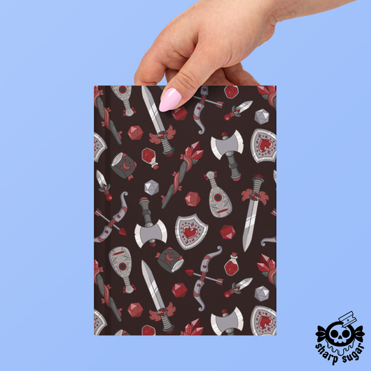 Choose Your Weapon Hardcover Notebook - Sanguine Citadel Variant