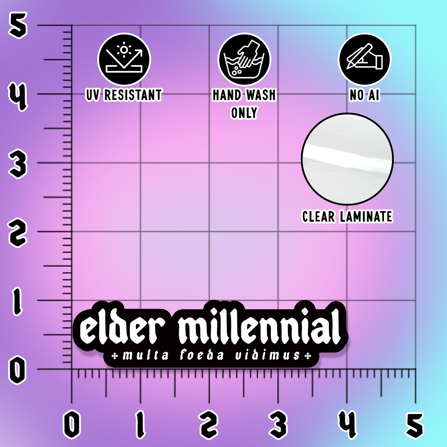 Elder Millennial Sticker