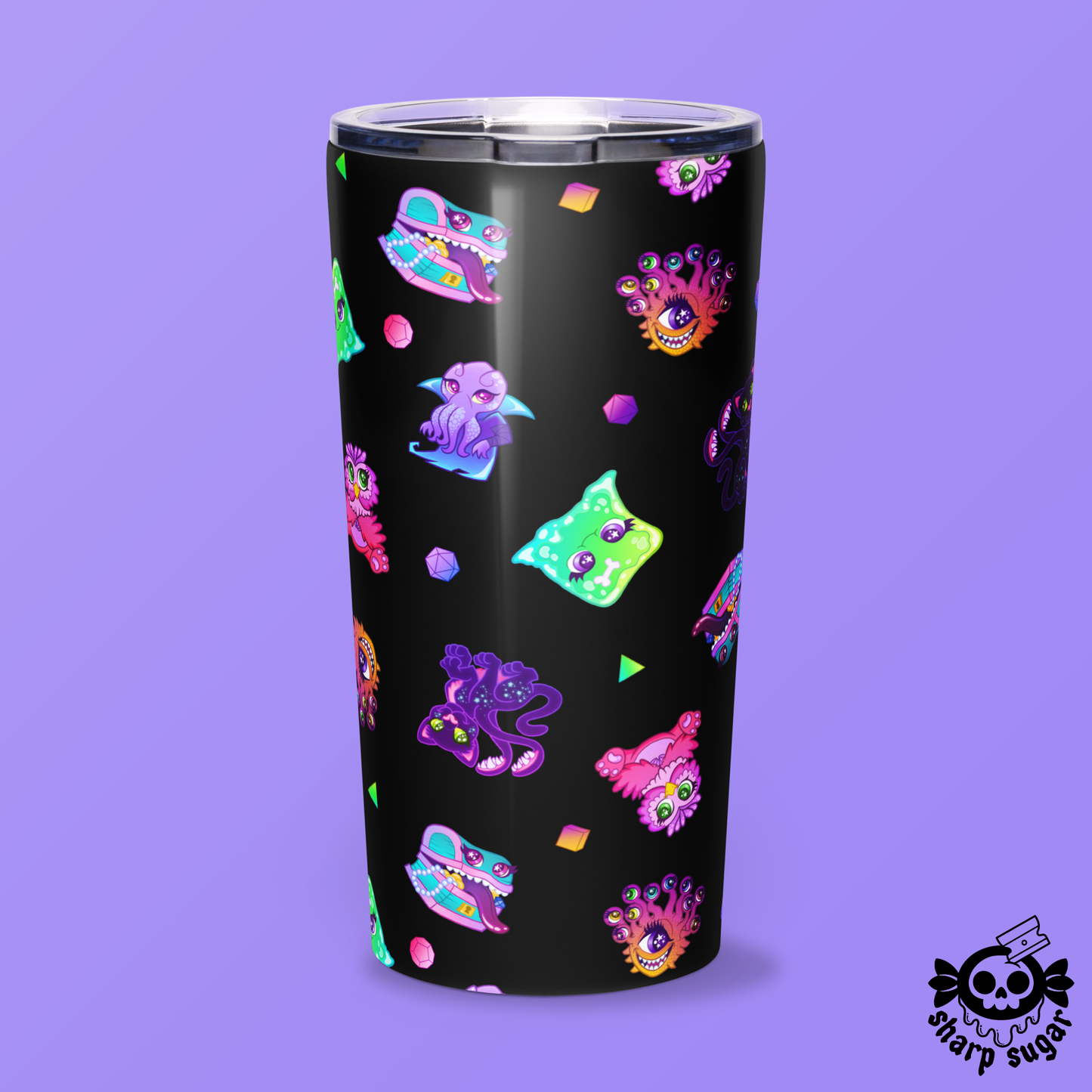 Adorable D&D Monsters 20 oz Tumbler