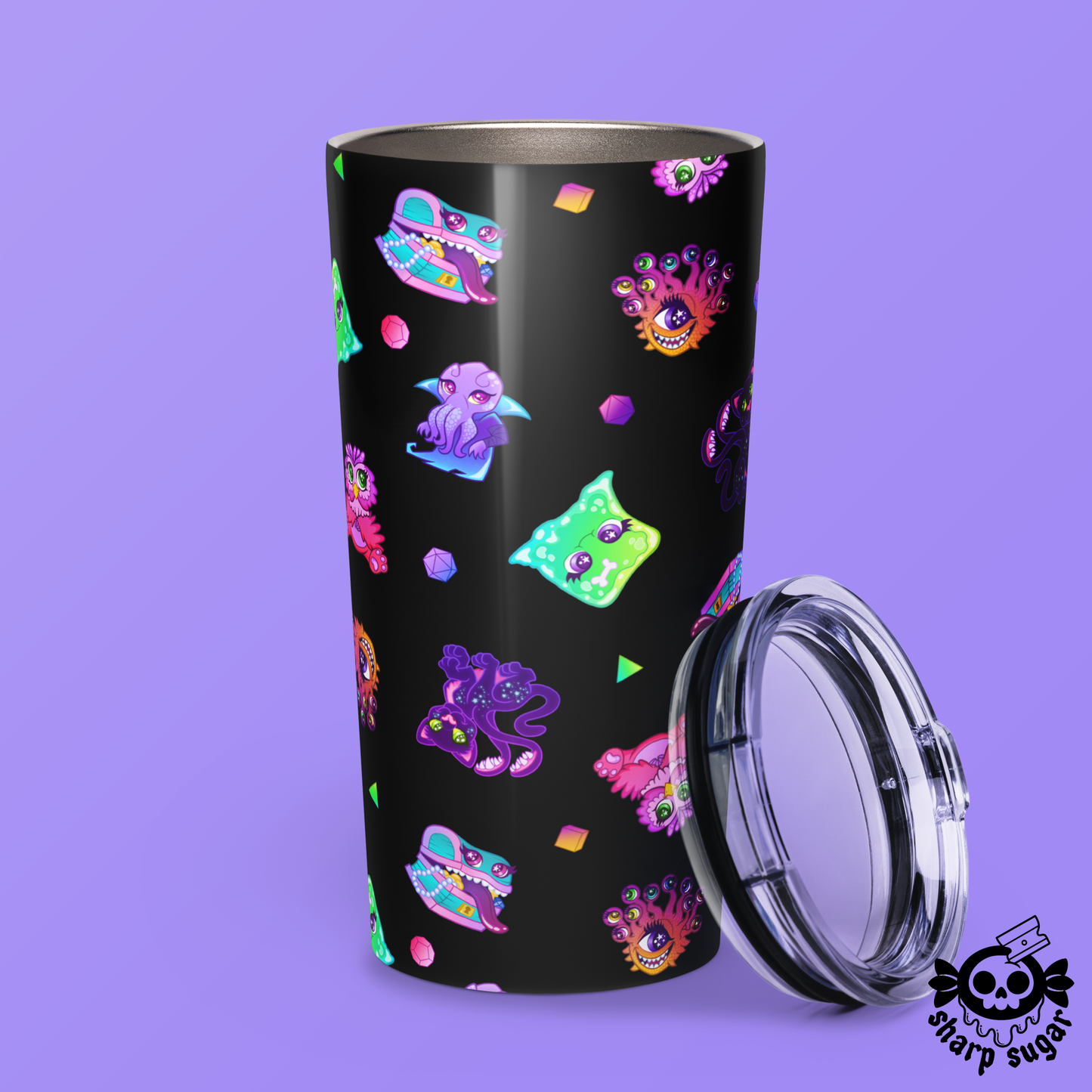 Adorable D&D Monsters 20 oz Tumbler