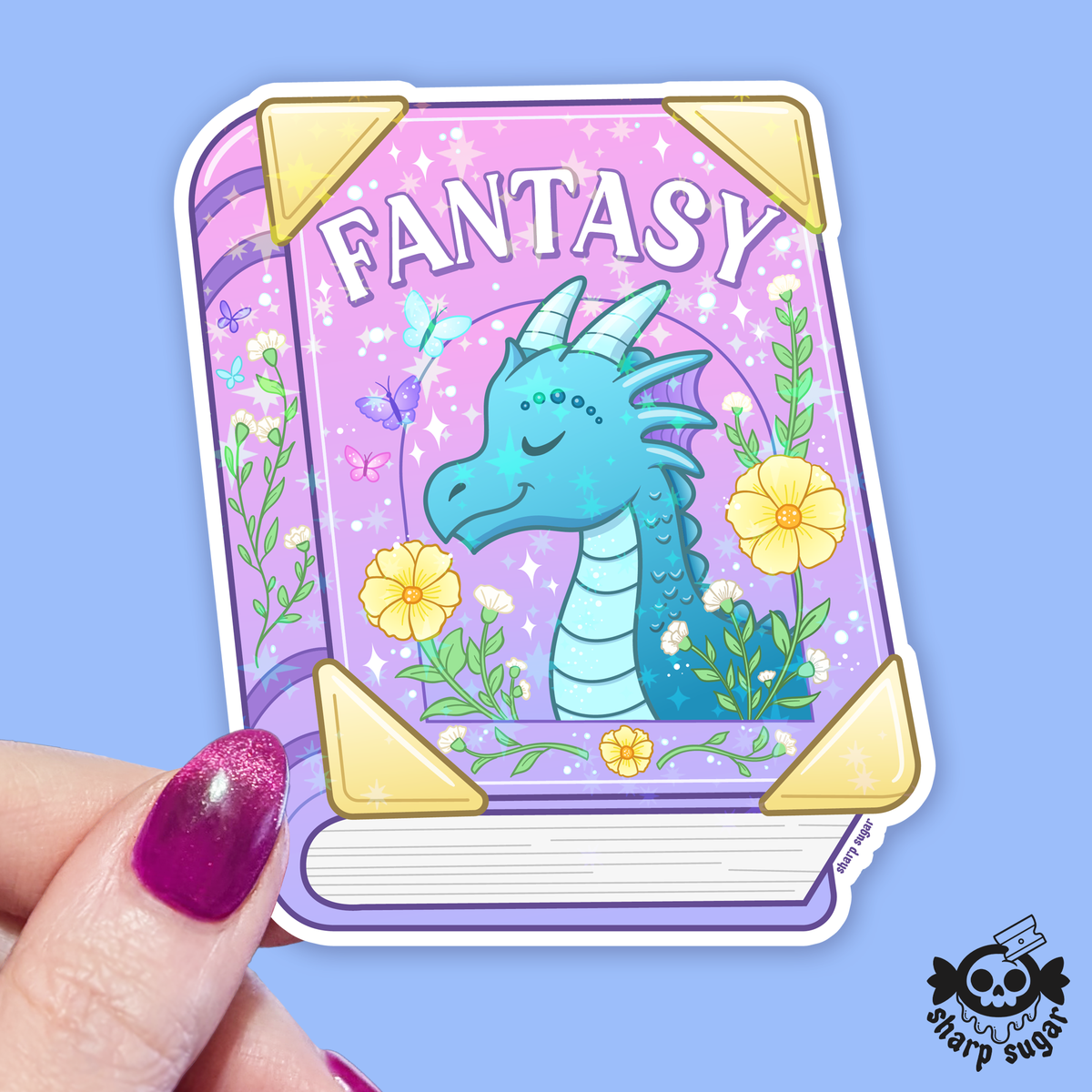 Fantasy Reader Sticker