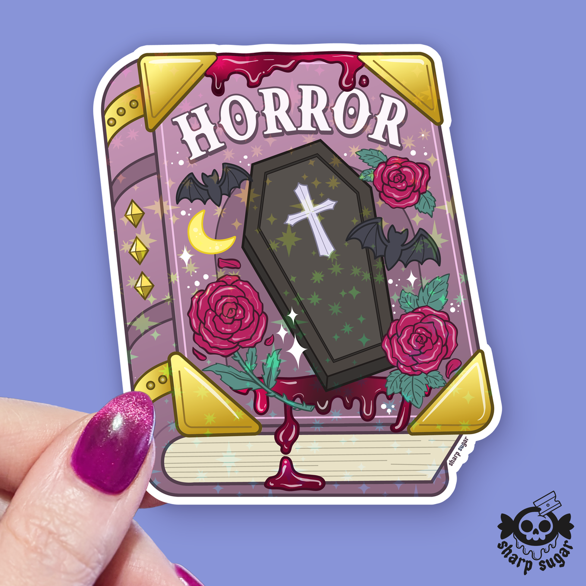 Horror Reader Sticker