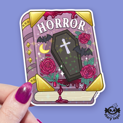 Horror Reader Sticker