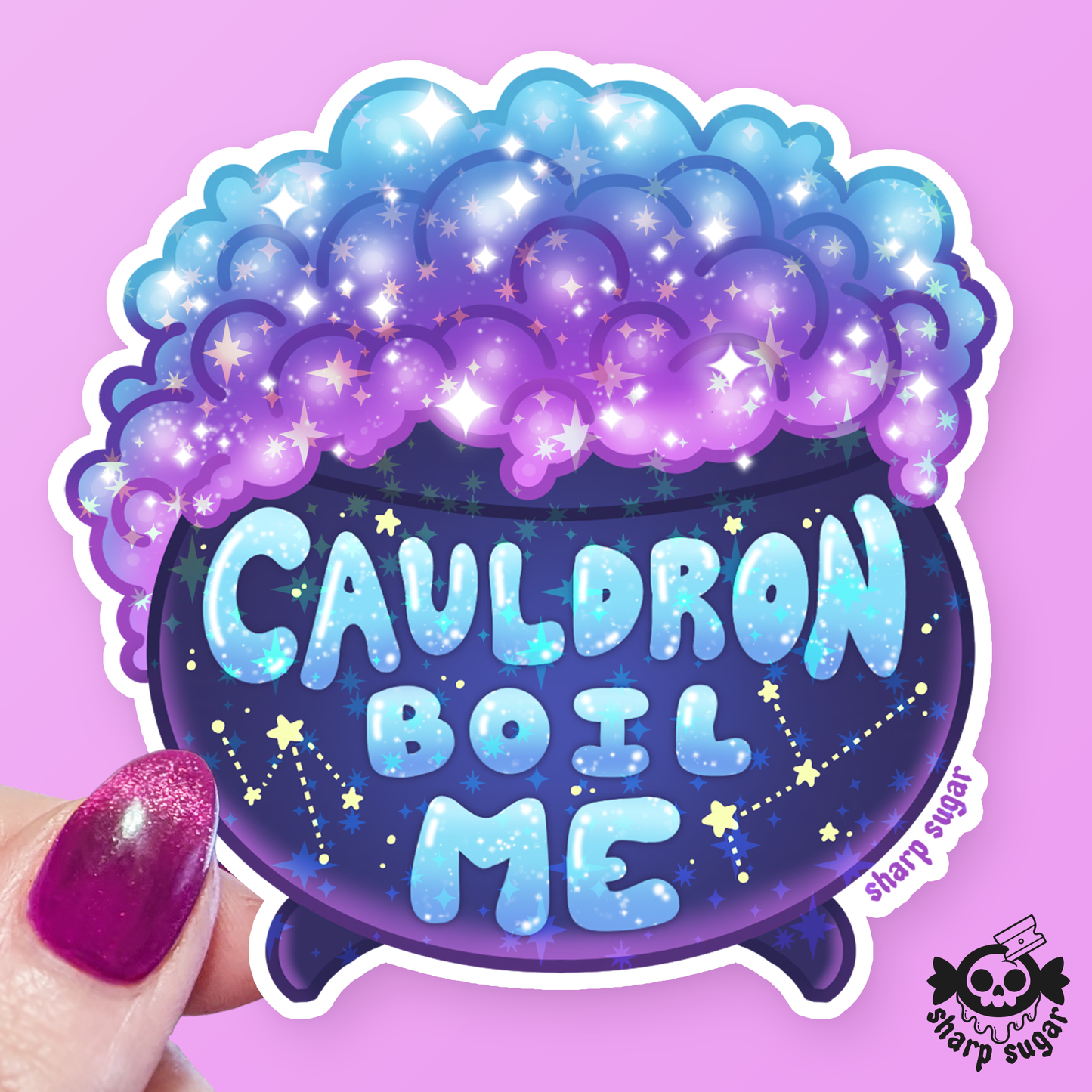 Cauldron Boil Me Sticker