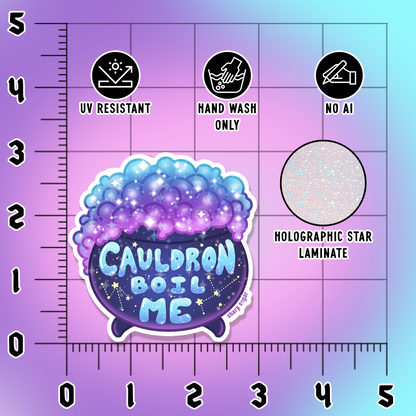 Cauldron Boil Me Sticker