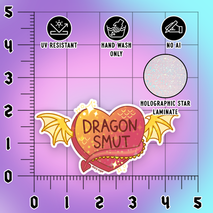 DRAGON SMUT Candy Heart Sticker