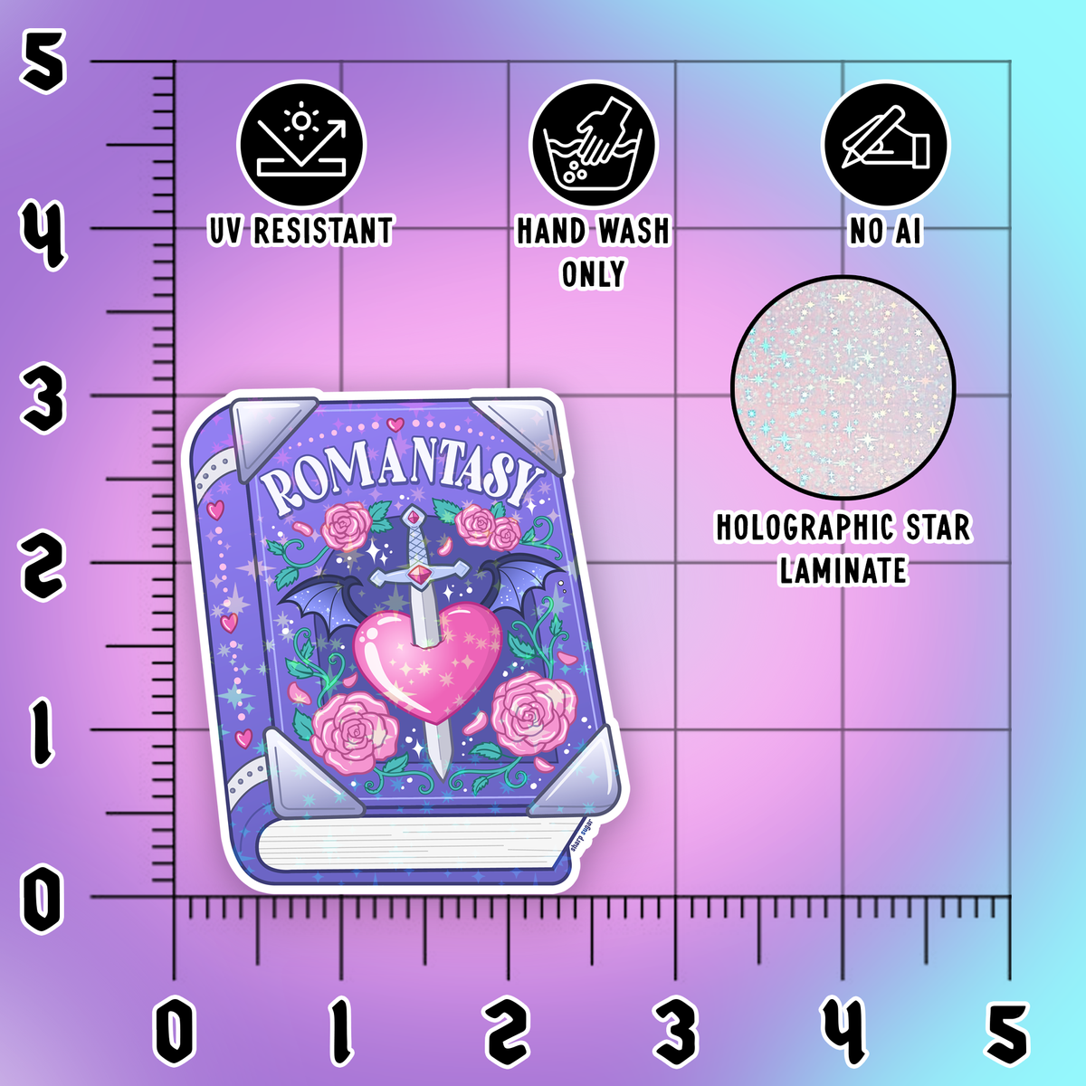 Romantasy Reader Sticker