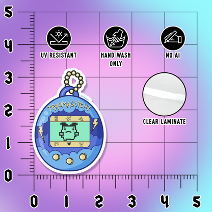 Traumagotchi Sticker