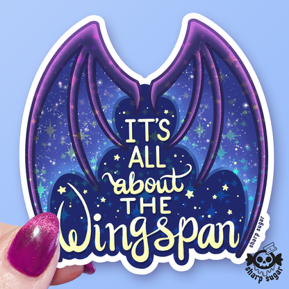All About The Wingspan Sticker