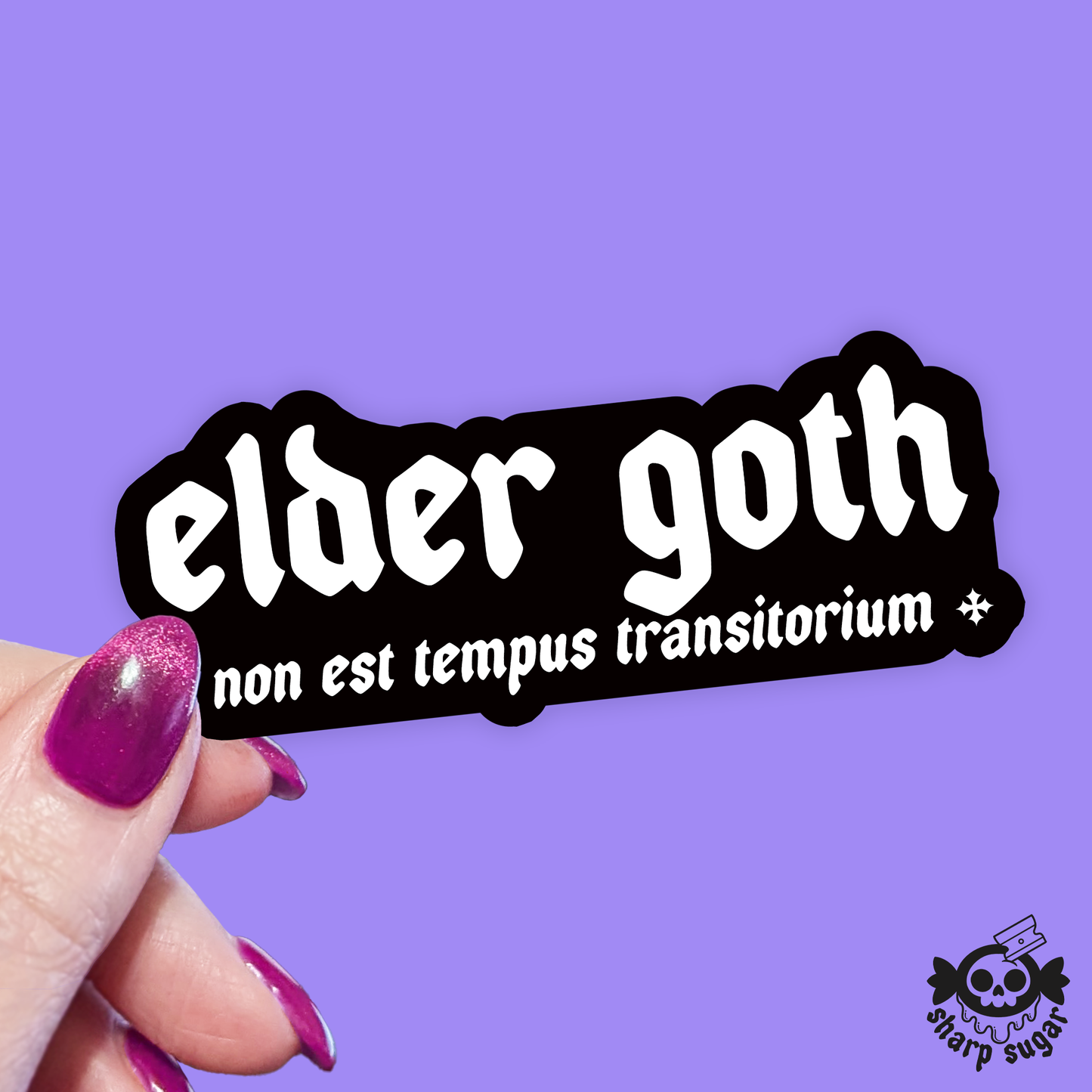 Elder Goth Sticker