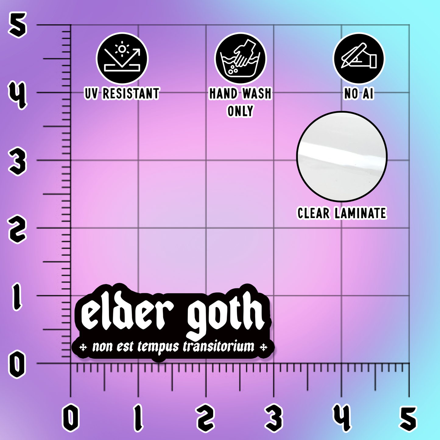 Elder Goth Sticker