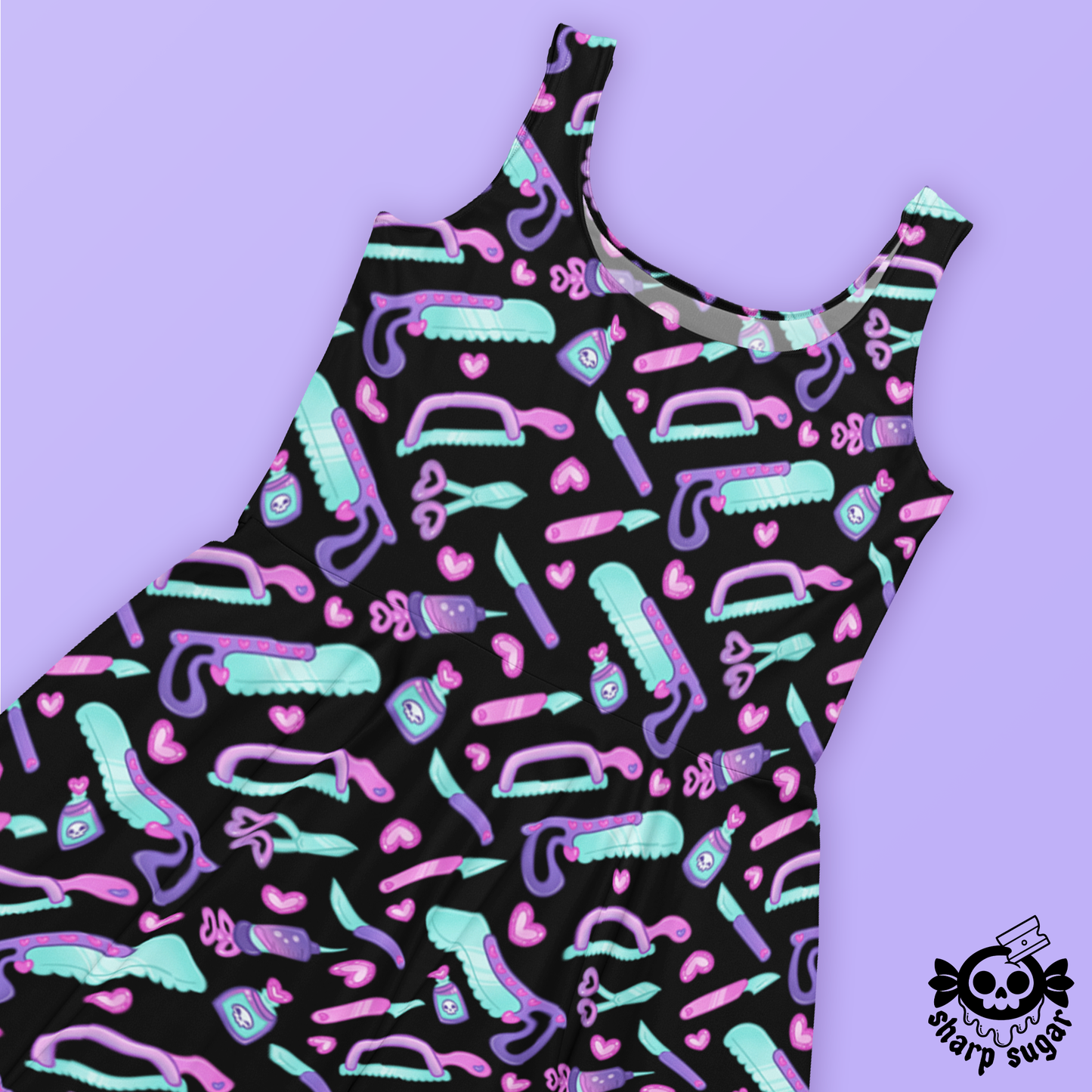 Kawaii Autopsy Tools Skater Dress