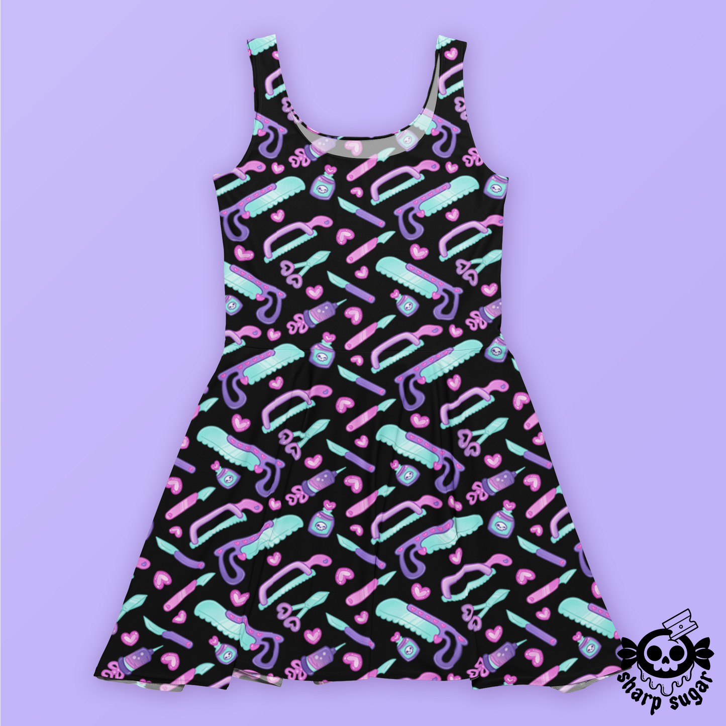 Kawaii Autopsy Tools Skater Dress