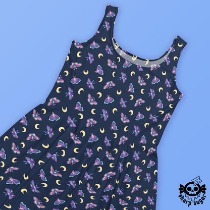 Moths and Moons Skater Dress