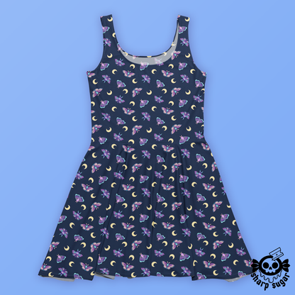 Moths and Moons Skater Dress