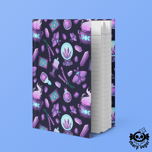 Amethyst Witch Hardcover Notebook