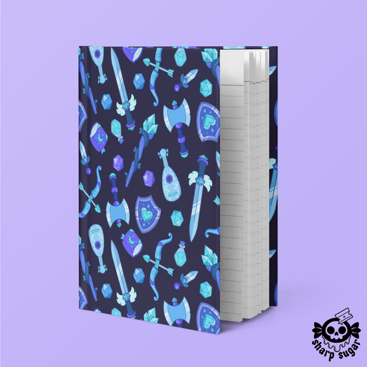 Choose Your Weapon Hardcover Notebook - Deep Dark Variant