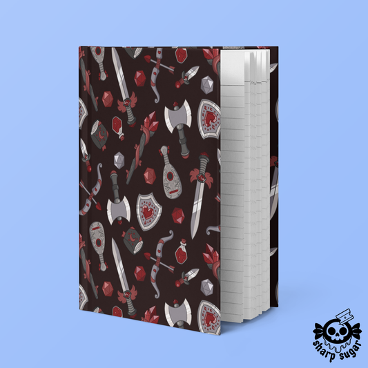Choose Your Weapon Hardcover Notebook - Sanguine Citadel Variant