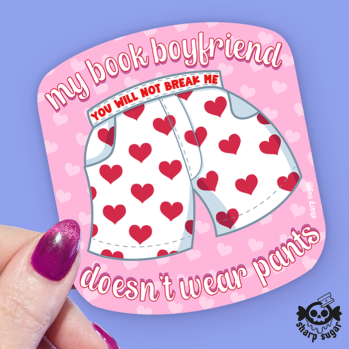 Dungeon Crawler Book Boyfriend Sticker