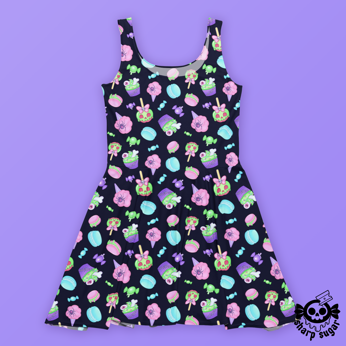 Creepy Confectionary Skater Dress