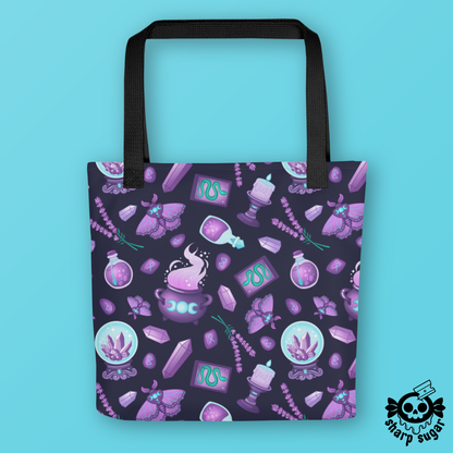 Amethyst Witch Tote bag