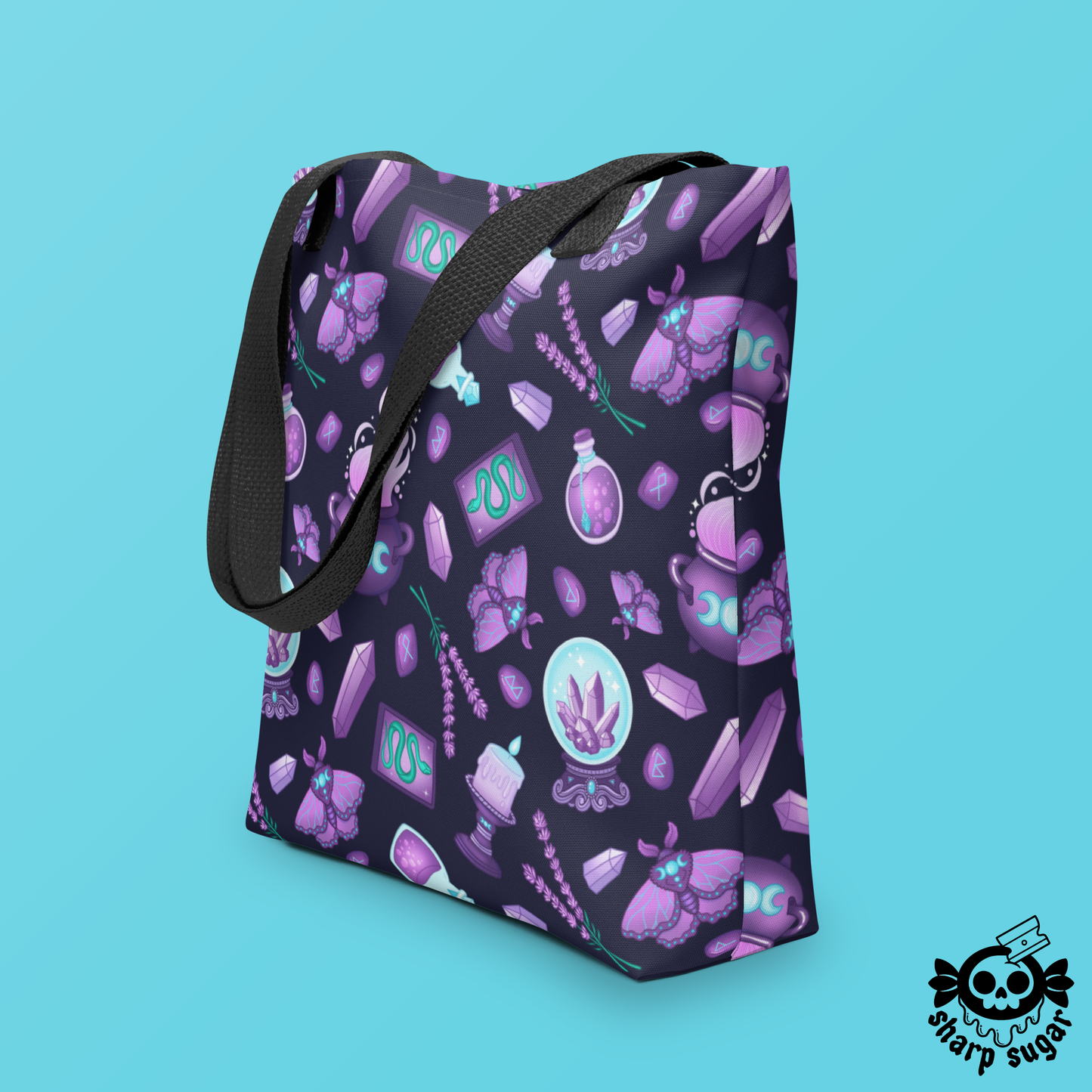 Amethyst Witch Tote bag