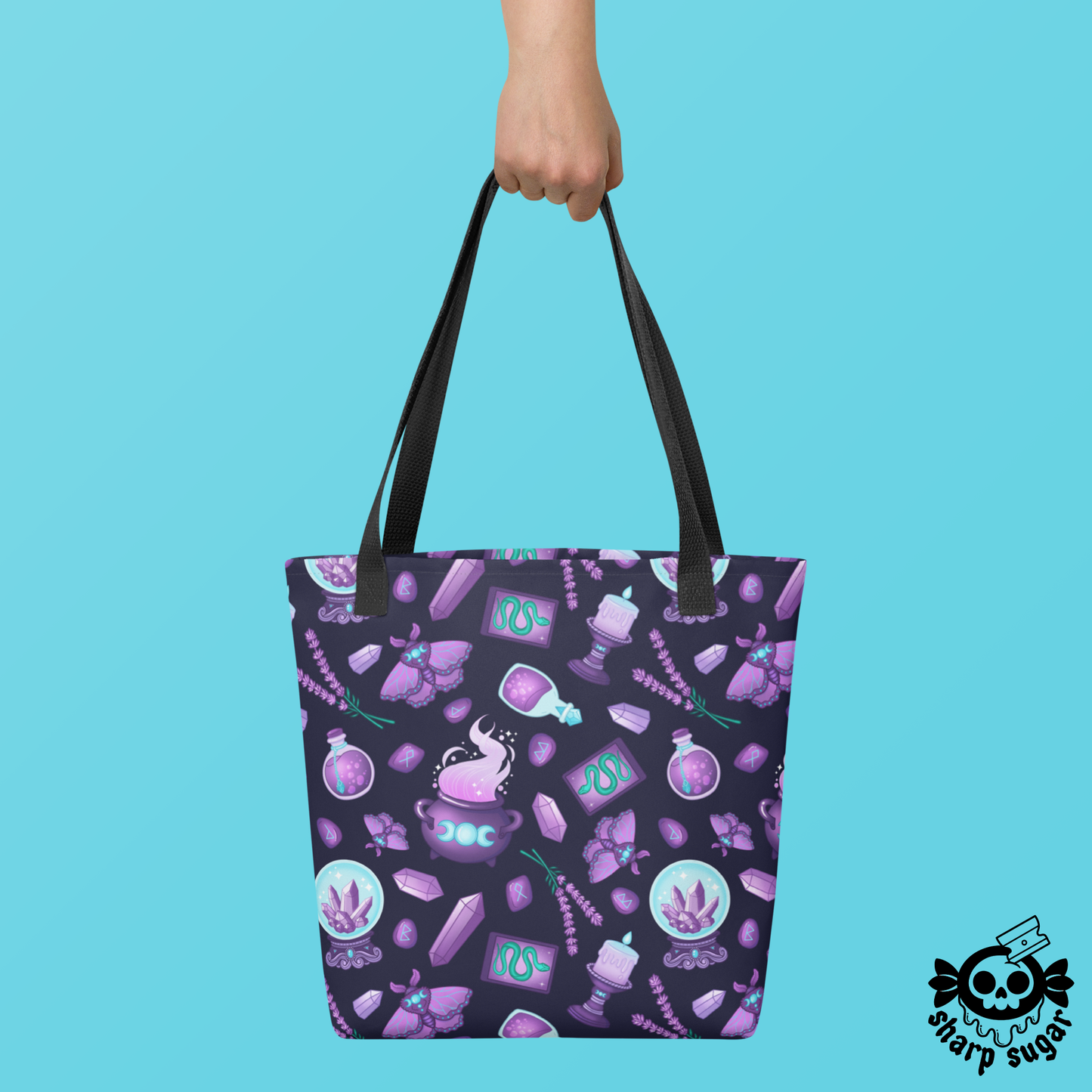 Amethyst Witch Tote bag
