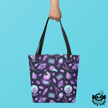 Amethyst Witch Tote bag