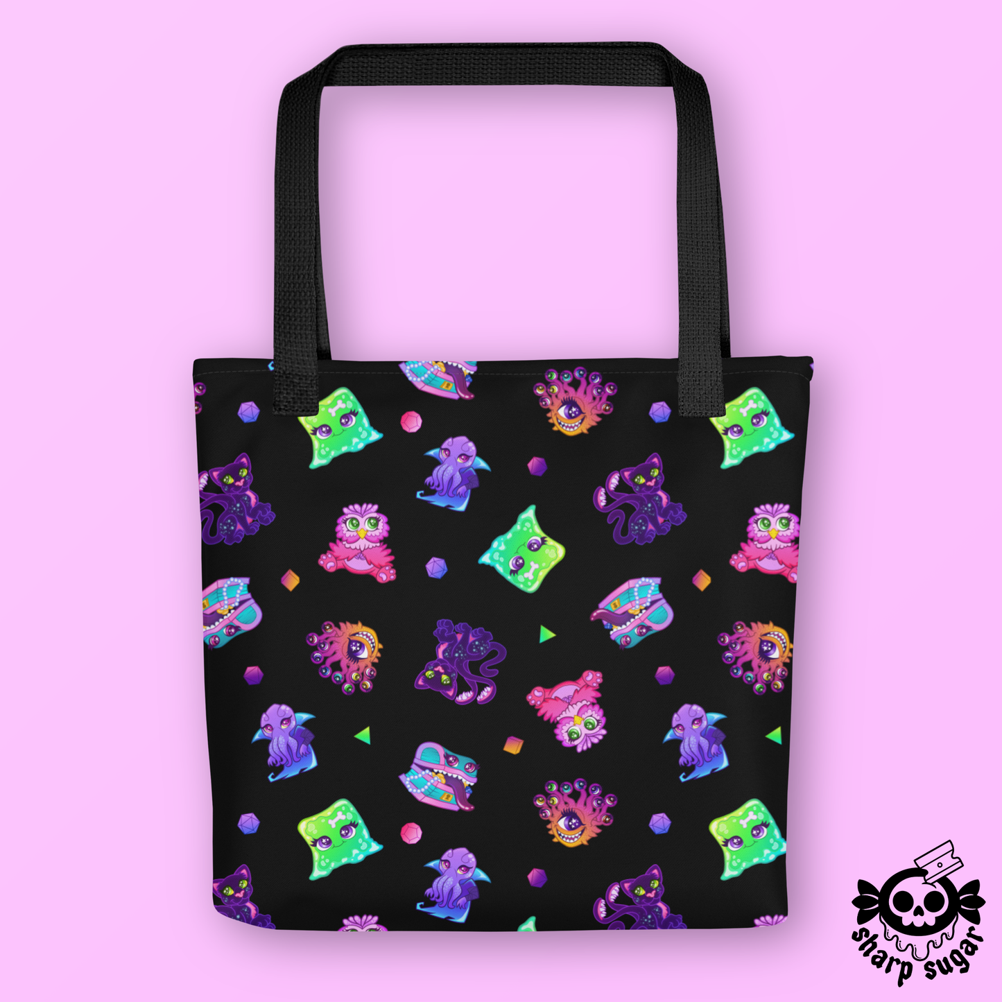 Adorable D&D Monsters Tote Bag