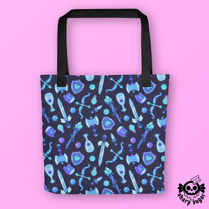 Choose Your Weapon Tote Bag - Deep Dark Variant