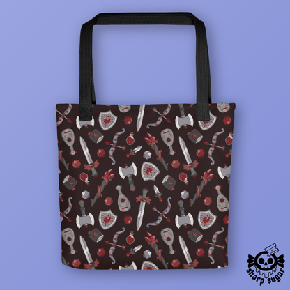 Choose Your Weapon Tote Bag - Sanguine Citadel Variant